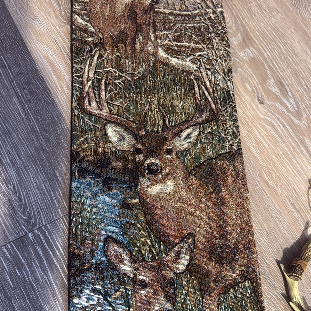 Rustic Deer Wall Hanging Decor 2 piece set - Picture 4 of 9